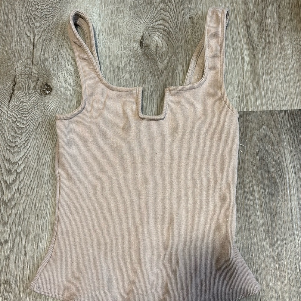 Tan bodysuit size small